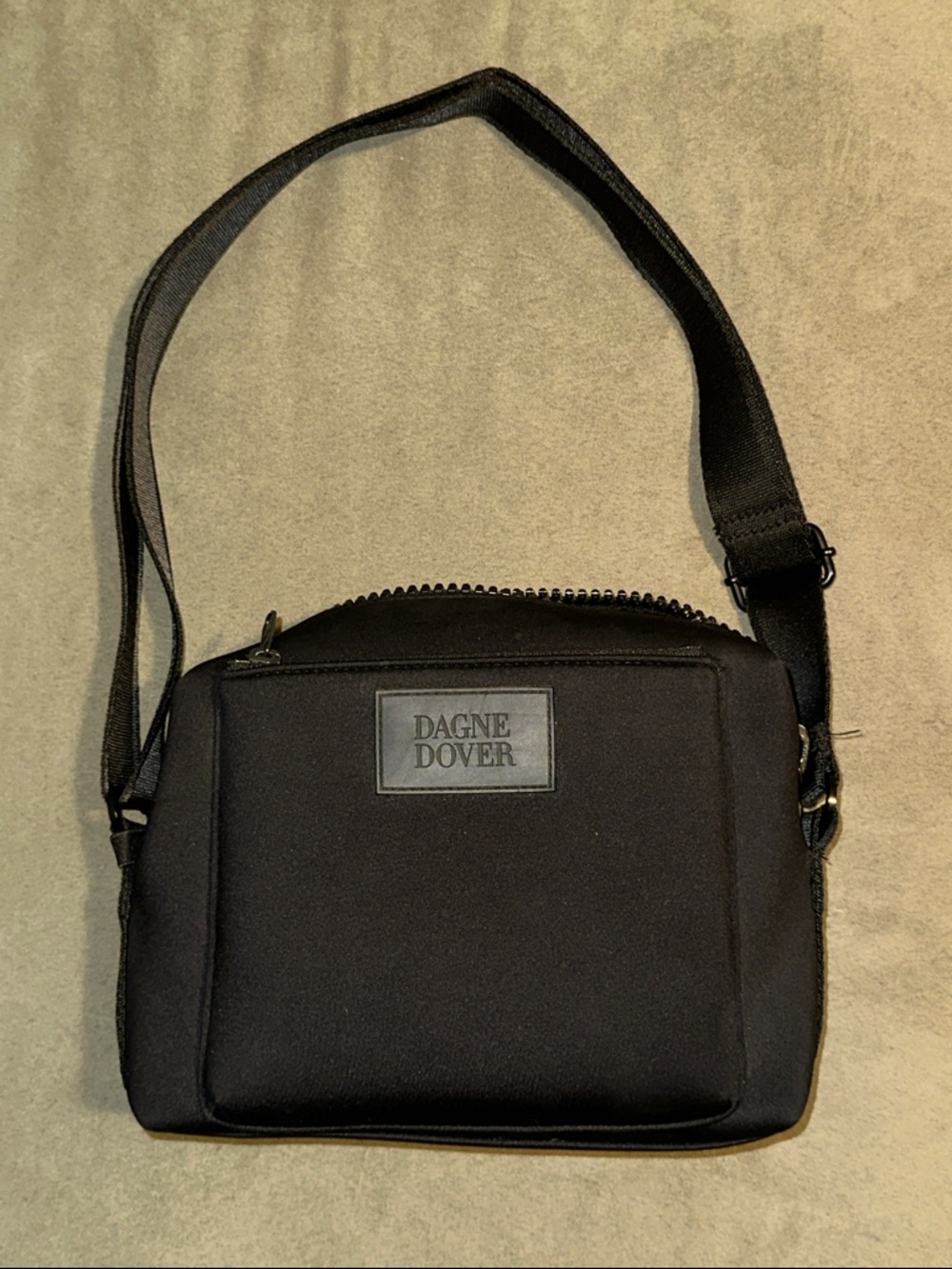 Dagne Dover Black Crossbody Messenger Bag